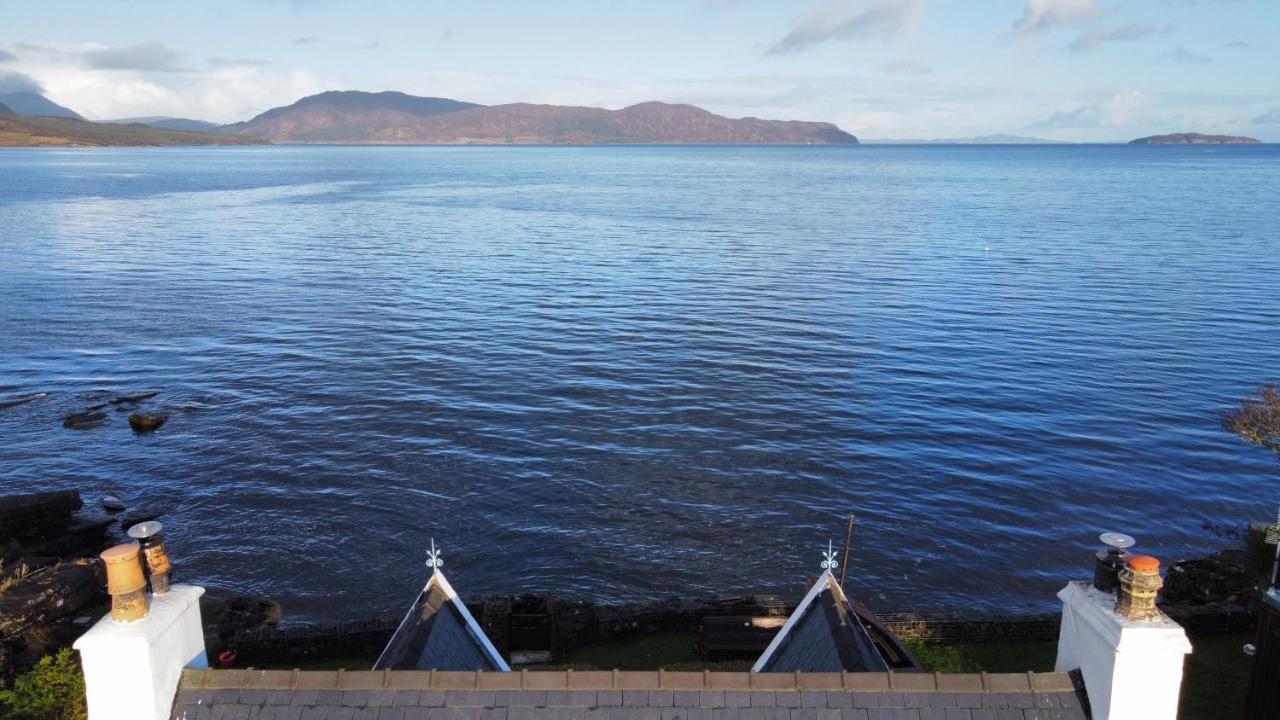 Carnmhor, Isle Of Skye - Stunning 242 Year Old Cottage On Its Own Sea Shore! Breakish Esterno foto